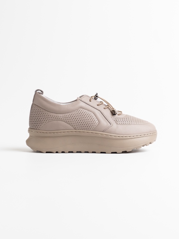 Pantofi dama piele NICO gri - Img 2