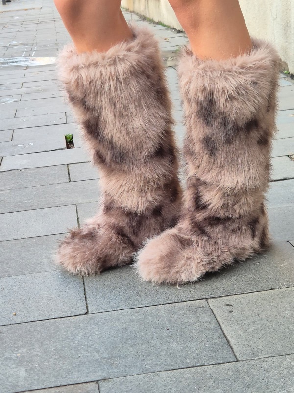 GHETE DAMA BLANA KHAKI MD.5287 - Img 2