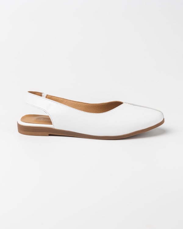 PANTOF DAMA PIELE IULIA ALB - Img 2