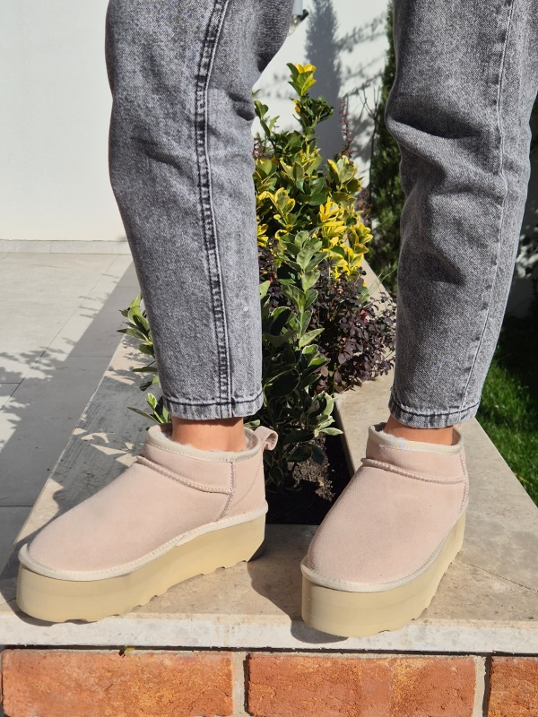 GHETE DAMA PIELE MD.888 BEIGE - Img 4