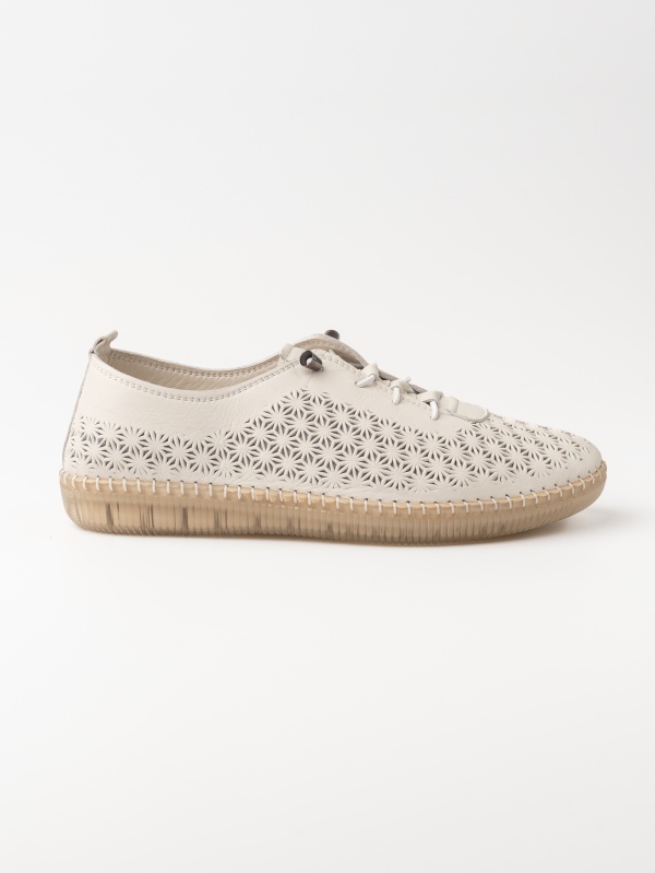 Pantofi dama piele MISI BEJ - Img 2