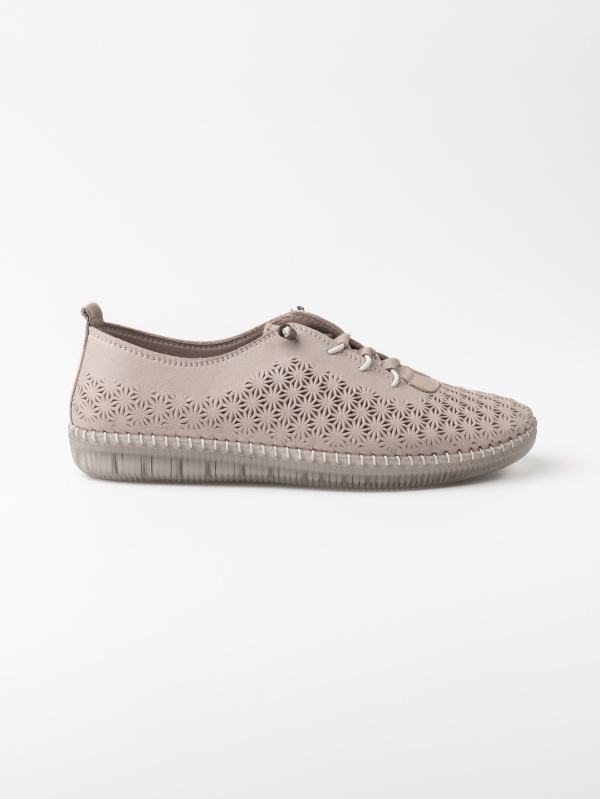 Pantofi dama piele MISI GRI - Img 2