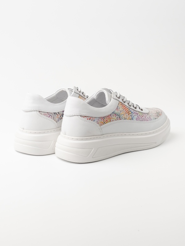 Pantofi casual LORA ALB - Img 4