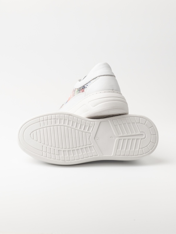 Pantofi casual LORA ALB - Img 5