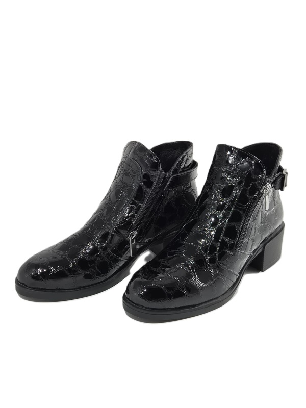 GHETE DAMA 40693 PIELE LACUITA - Img 2