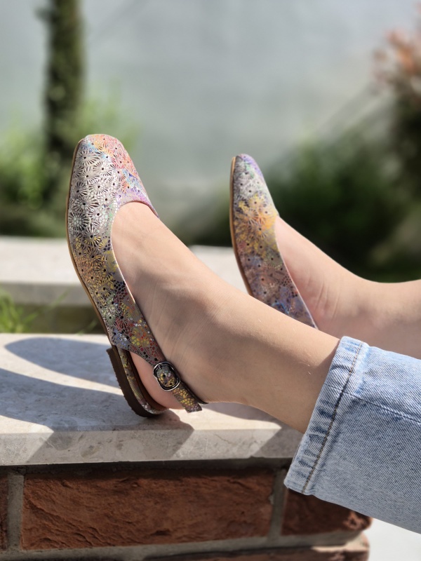 PANTOF CASUAL PIELE OLIVIA MULTCOLOR - Img 3