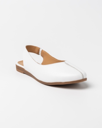PANTOF DAMA PIELE IULIA ALB