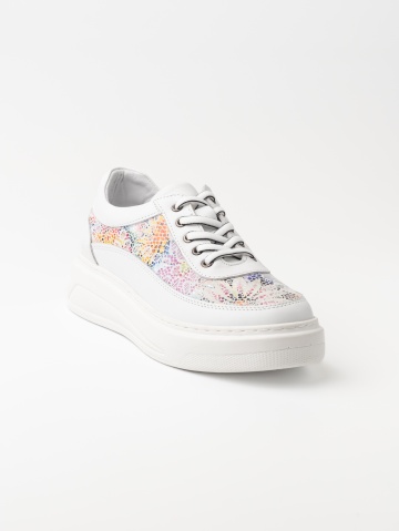 Pantofi casual LORA ALB