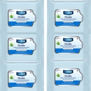 Deep fresh- 6XServetele demachiante 25 buc