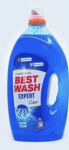 Detergent lichid BEST WASH LA 6 Litri, Color Activ Clean