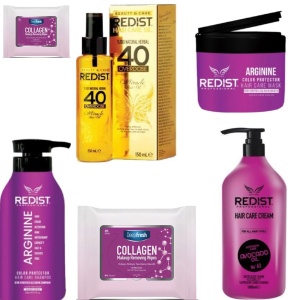 REDIST ARGININA(SAMPON 500ML.BALSAM 100ML,MASCA PAR 250ML,TRATAMENT PAR CU 40 IERBURI 150ML)+CADOU 2PACHETE SERVETELE DEMACHIANTE CU COLAGEN