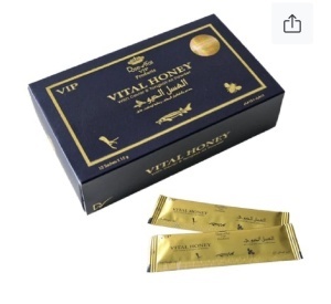 Miere afrodisiaca vital unisex, pentru potenta si crestere libido, 1 cutie x 12 plicuri