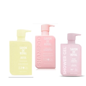 Deep Fresh -Gel de dus,Shampon si Balsam cu biotina,3x500ml