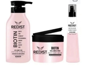 REDIST PENTRU VOLUM CU BIOTINA (Sampon 500 ML, Masca 250 ML,Balsam bifazic 225 ml)