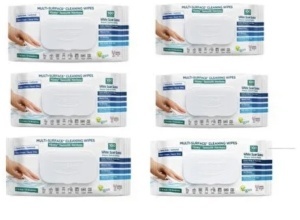 Deep Fresh- 6X Şerveţele umede pentru multi suprafeţe cu bicarbonat şi oțet - 100 de bucăți