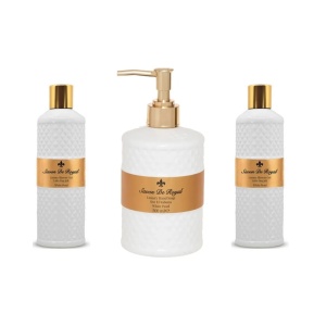 Savon de Royal Săpun lichid 500 ml,2XGel de dus 500 ml-White pearl
