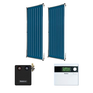 Panouri solare plane BUDERUS 2 CKN 2.0 cu montaj pe acoperiș înclinat țiglă