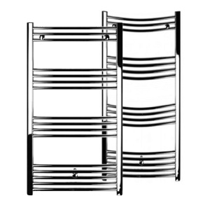 Calorifer de baie portprosop din otel Ferroli Talia 500 / 1200 Cromat Curbat