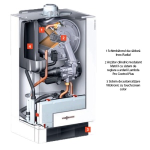 Centrala termica cu condensare Viessmann Vitodens 200-W, 49 kW - Img 2