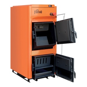 Cazan pe lemne Ferroli FSB Pro N, 40 kW - Img 2