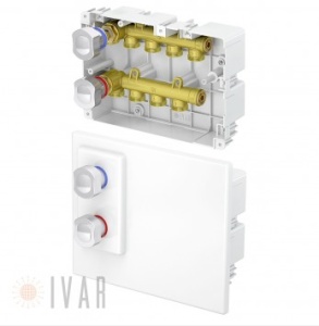 Caseta sanitară Ivar IS-Box 4 - 4R/3C X EK Albă - Img 3