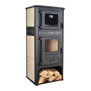 Semineu cu cuptor cu functionare pe lemne Ferroli Mirano C 12 kW