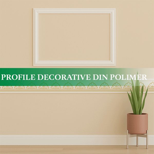 Profile decorative din polimer