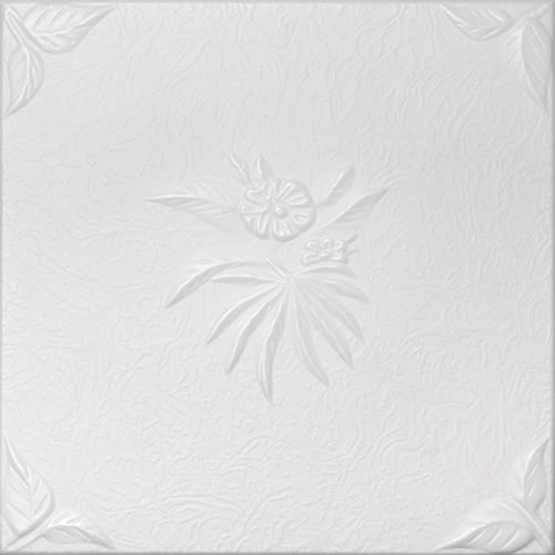 Tavan polistiren alb 0850, 50 x 50 cm , 2mp/pachet