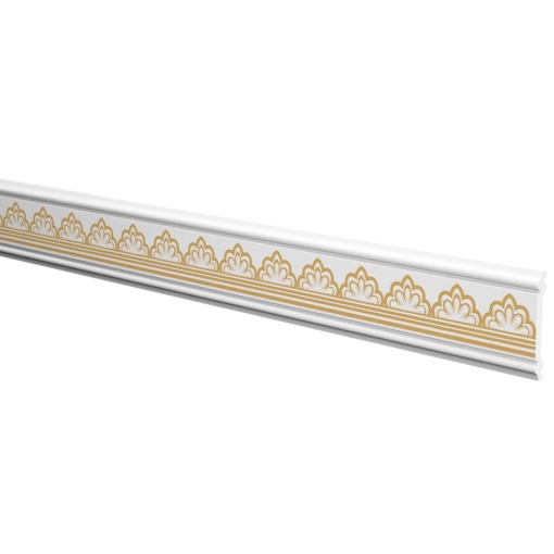 Brau decorativ polimer dur DP134Z , auriu, 60mmx2m