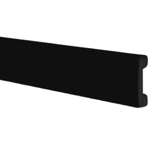 Brau decorativ polimer dur, DP2 negru 58mmx12mmx2m