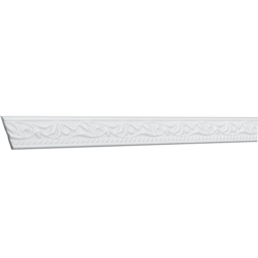 Set 4 Baghete decorative, dreapta, M10-08, din polistiren, alb, 4,5 x 200 cm