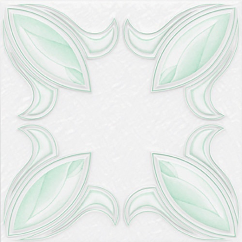 Tavan polistiren 3D TULIP-Z, 50 x 50 cm , 2mp/pachet