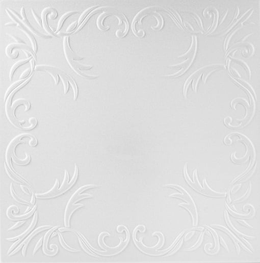 Tavan polistiren alb 0830, 50 x 50 cm , 2mp/pachet