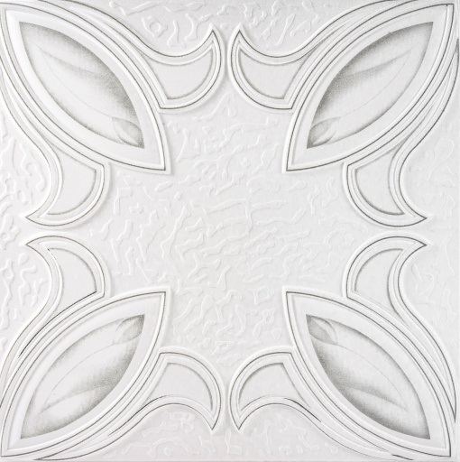 Tavan polistiren 3D TULIP-S, 50 x 50 cm , 2mp/pachet