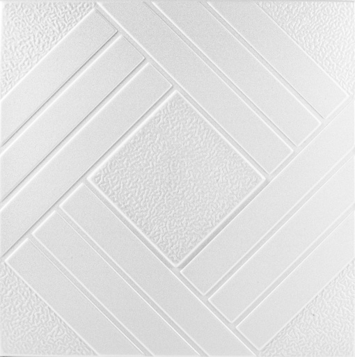 Tavan polistiren alb 0825, 50 x 50 cm , 2mp/pachet