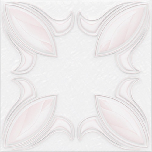 Tavan polistiren 3D TULIP-R, 50 x 50 cm , 2mp/pachet
