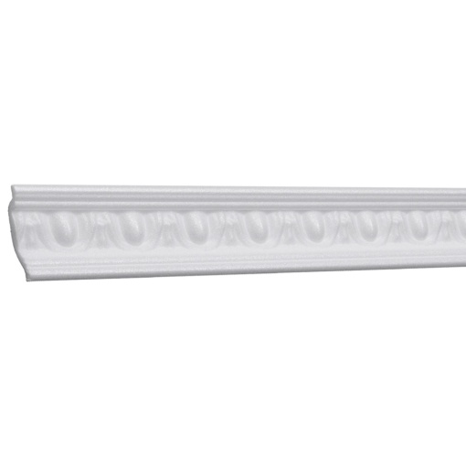 Set 4 Baghete decorative de colt M12-08, din polistiren, alb, 5 x 5 x 200 cm