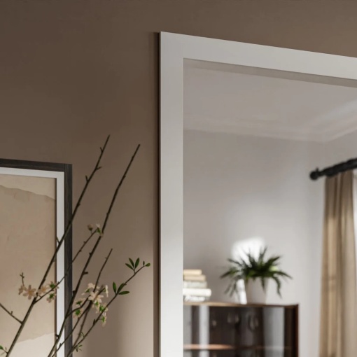 Set 4 piese rama decorativa taiate in unghi, polimer dur, DP2 58mm x 12 mm