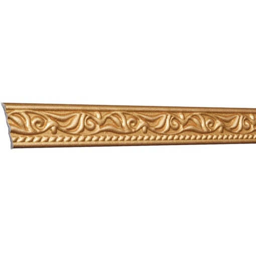 Set 4 Baghete decorative, dreapta, M10Z, din polistiren, auriu , 4,5 x 200 cm