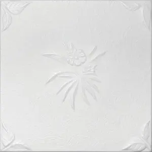 Tavan polistiren alb 0850, 50 x 50 cm , 2mp/pachet
