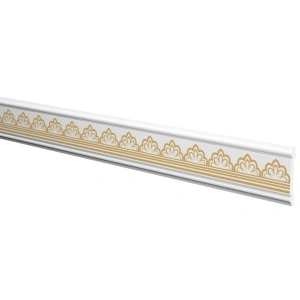 Brau decorativ polimer dur DP134Z , auriu, 60mmx2m