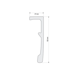 Masca polimer dur LK120 120mmx37mmx2m
