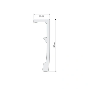 Masca polimer dur LK120 120mmx37mmx2m