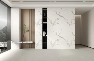 Panou Decorativ. SPC, Marmura Carrara, 2800 X 960 X 4 mm, 2,688 mp - Img 2