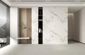 Panou Decorativ. SPC, Marmura Carrara, 2800 X 960 X 4 mm, 2,688 mp - Img 2