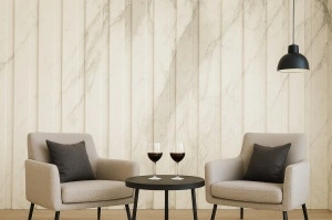 Riflaj decorativ tip panou, SPC, Marble Volkas, 18.6 x 275 X 1,4 cm