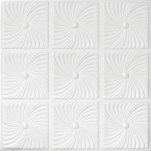 Tavan polistiren alb 08108, 50 x 50 cm , 2mp/pachet