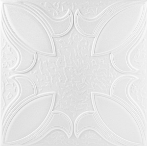 Tavan polistiren alb 0857, 50 x 50 cm , 2mp/pachet