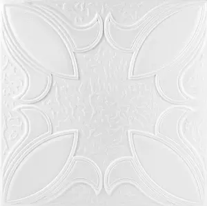 Tavan polistiren alb 0857, 50 x 50 cm , 2mp/pachet