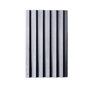 Riflaj decorativ tip panou, polimer dur, gri deschis 12x125x2700mm